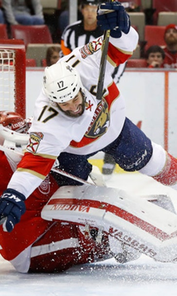 Barkov's breakaway gives Panthers 2-1 OT win over Red Wings